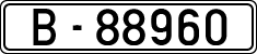 License plates of Spain, 1900 year series