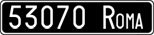 License plate of Italy, Cars (1927 year series)