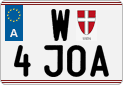 License plate of Austria, Regular plates