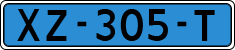 License plate of the Netherlands, Taxi