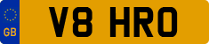 License plate of the United Kingdom, 1983 year system