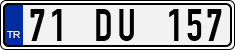License plate of Turkey, Regular plates