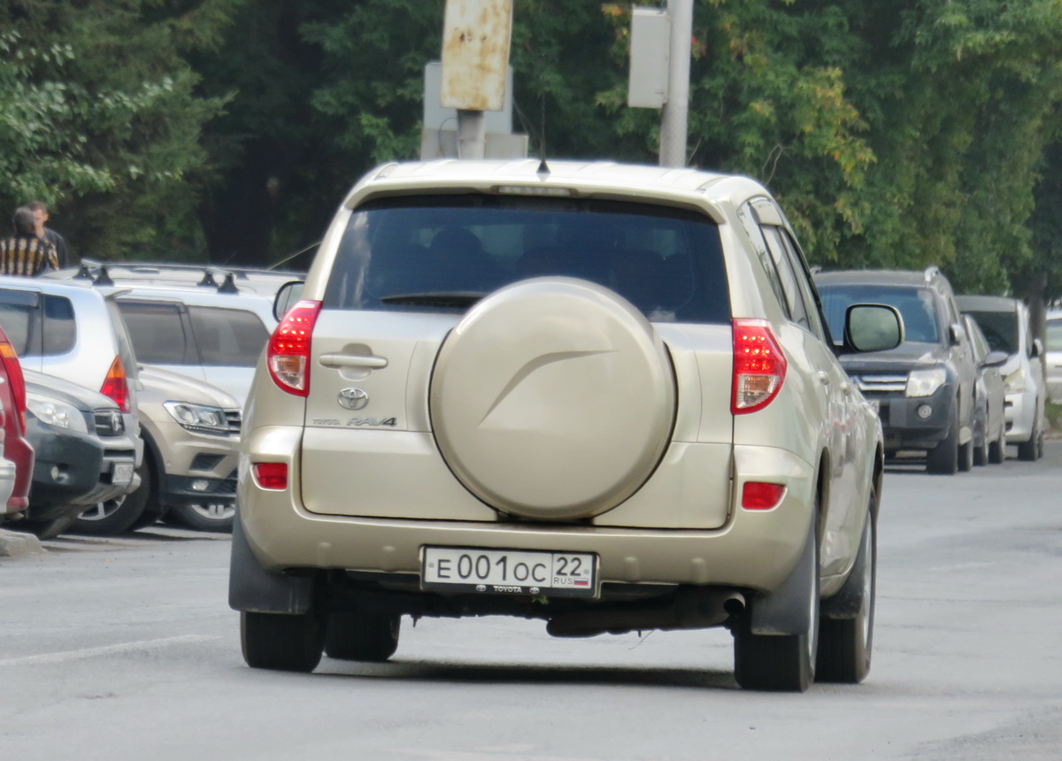 е 001 ос 22, Toyota RAV4 3rd gen (XA30), 2005–2013 (–2016 for JP-market)