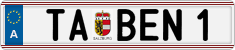 License plate of Austria, Vanity Plates