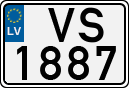 License plate of Latvia, Regular car plates