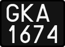 License plates of Poland, 1976 year system