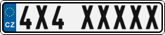 License plate of the Czech Republic, Vanity Plates