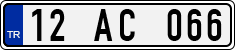 License plate of Turkey, Regular plates