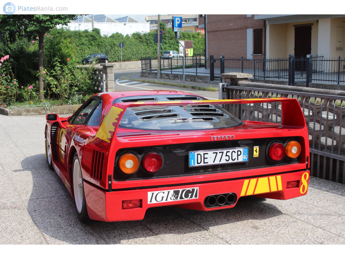 DE 775 CP, Ferrari F40 1st gen (F120), 1987–1992