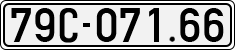 License plate of Vietnam, Cars