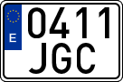 License plates of Spain, Ordinary (2000)