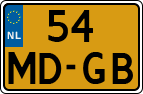 License plate of the Netherlands, Motorcycles