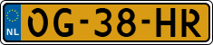 License plate of the Netherlands, Semi-trailers