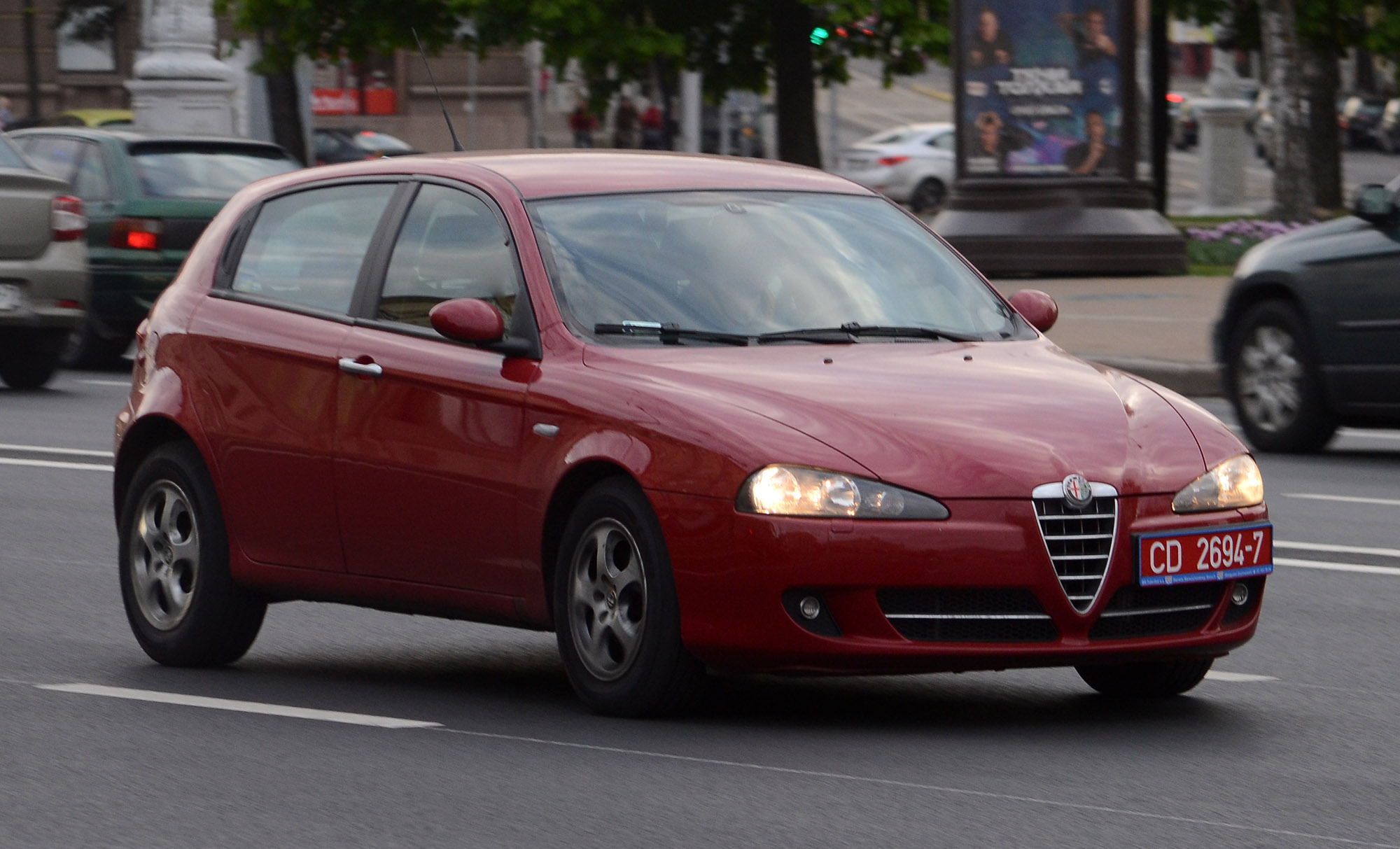 CD 2694-7, Alfa Romeo 147 1st gen 5-door Hatch (937B), facelift, 2004–2010