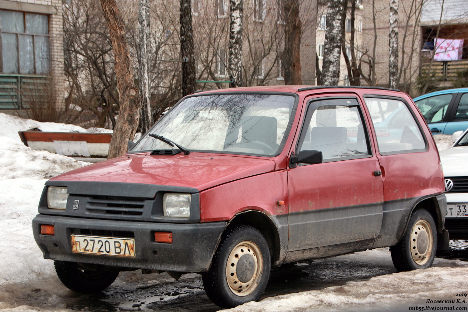 п 2720 ВЛ, Lada (VAZ) 1111 Ока 1111 (ВАЗ, XTA***), 1988–1994