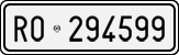 License plate of Italy, Cars (1927 year series)