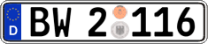 German license plate, Authorities and federal agencies