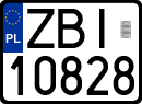License plates of Poland, Regular car plates