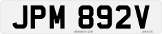 License plate of the United Kingdom, 1963 year system