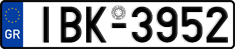 License plate of Greece, Cars