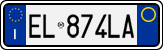 License plate of Italy, Cars (1994 year series)