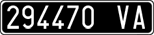 License plate of Italy, Cars (1927 year series)