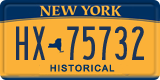 New York, Specialty plates (AB-12345)
