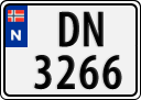 License plate of Norway, Trailers, motorcycles, special vehicles