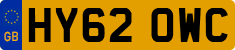 License plate of the United Kingdom, 2001 year system
