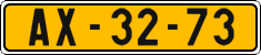 License plate of the Czech Republic, Commercial vehicles (1960)