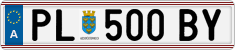 License plate of Austria, Regular plates