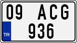License plate of Turkey, Regular plates