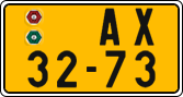 License plate of the Czech Republic, Commercial vehicles (1960)