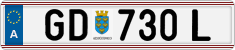 License plate of Austria, Regular plates