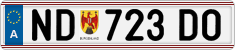 License plate of Austria, Regular plates