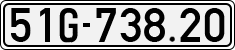 License plate of Vietnam, Cars