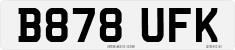 License plate of the United Kingdom, 1983 year system
