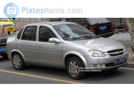 浙A·12K26, Chevrolet Sail