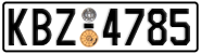 License plate of Greece, Cars