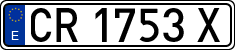 License plates of Spain, 1971 year series