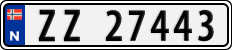 License plate of Norway, Cars