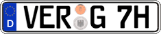 German license plate, Plates for oldtimers (type 