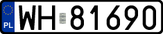 License plates of Poland, Regular car plates