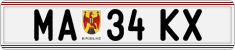 License plate of Austria, Regular plates