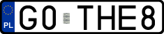 License plates of Poland, Vanity Plates