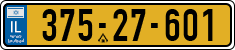 License plate of Israel, Regular plates