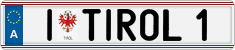 License plate of Austria, Vanity Plates