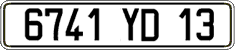 French license plate, FNI