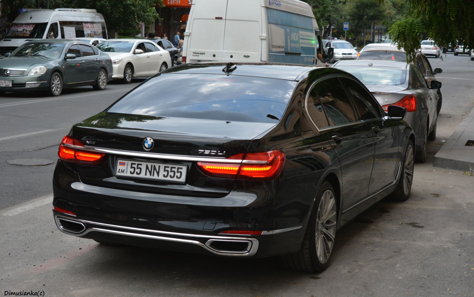 55 NN 555, BMW 7 Series 6th gen (G11/G12), 2015–2019