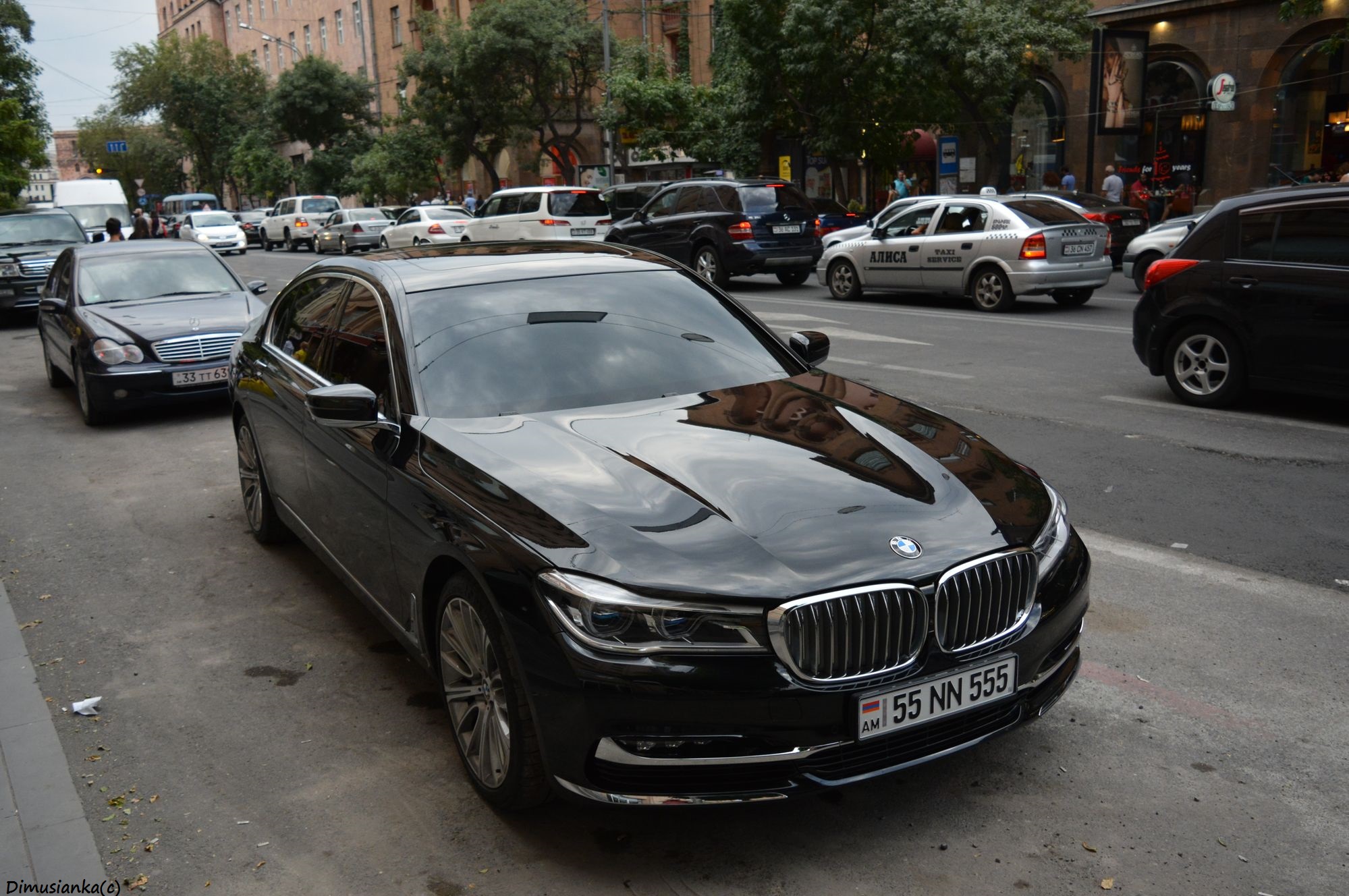55 NN 555, BMW 7 Series 6th gen (G11/G12), 2015–2019